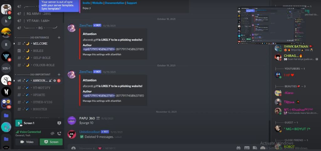 discord server gamezesport